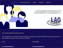 Tablet Screenshot of maedchenpolitik-hamburg.de